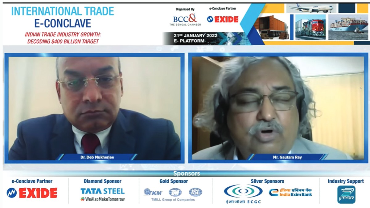 Dr. Deb Mukherjee, MD, Omega Seiki Mobility, on − “Can Indian EV Companies make headway in exports?” in discussion with Mr. Gautam Ray, Senior Vice President, BCC&I and Executive Director (HR & Admin.) − CESC Limited & President (HR) − Power Group, RPSG at the Fireside chat session