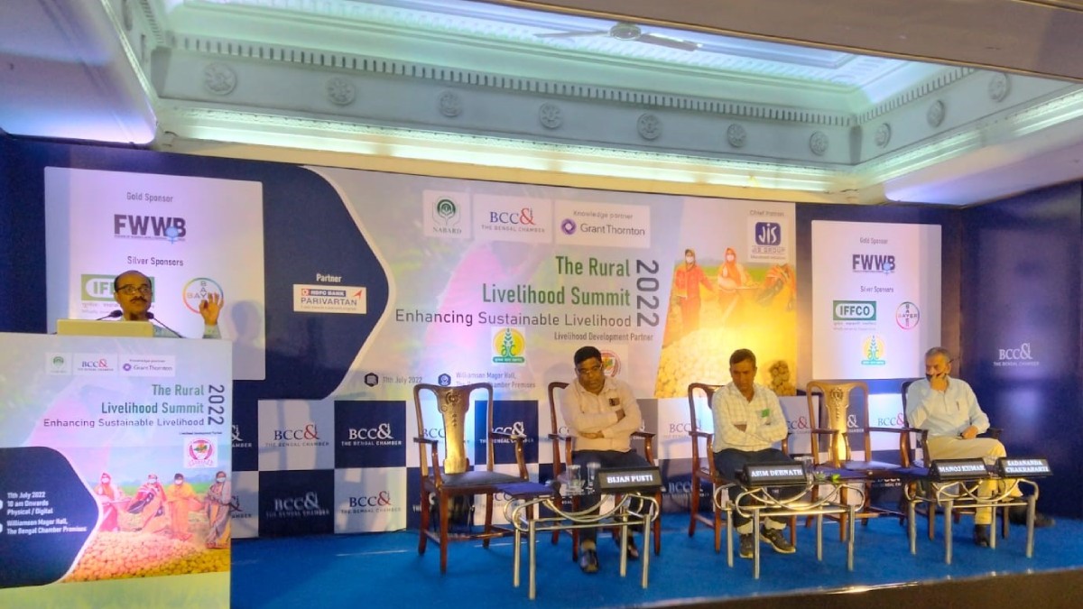 Mr. Soumen Koley from Krishi Bikash Shilpa Kendra sharing experience and best practices