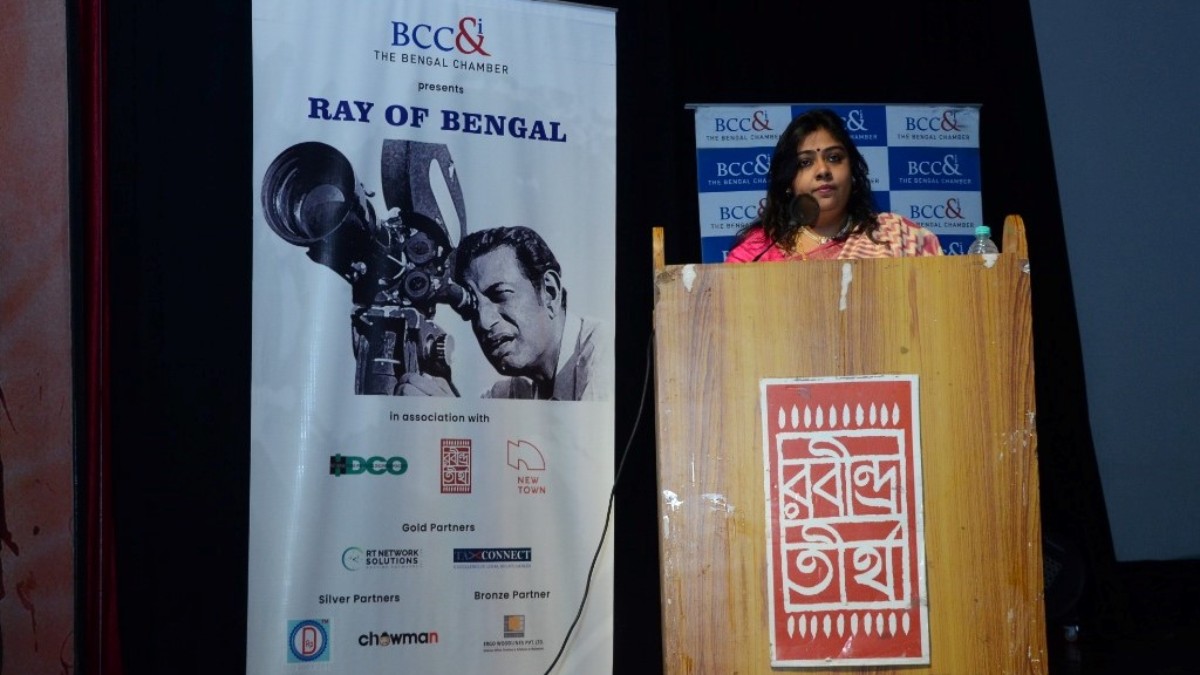 MS. Sukanya Bose, Deputy Director, The Bengal Chamber emceeing the programme