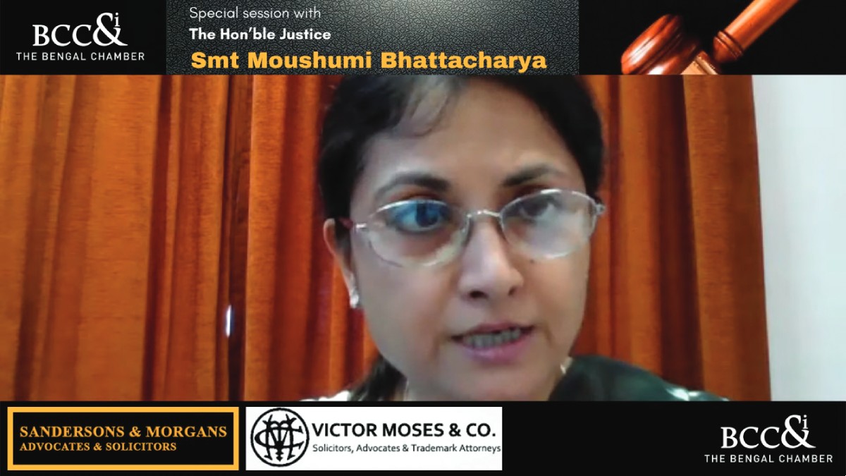 Hon’ble Justice Smt. Moushumi Bhattacharye, Calcutta High Court addressing the session