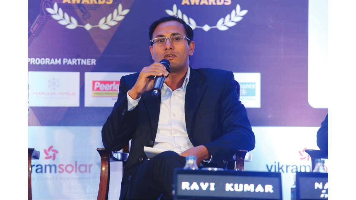 Mr. Ravi Kumar, Chief Digital Officer, Exide Industries Limited, speaking at Session 3