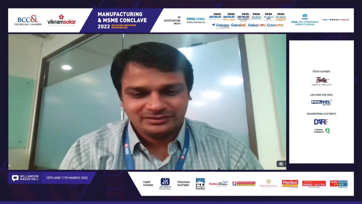 Mr. Jayesh Taori, Associate Vice President − Listing Business Development, National Stock Exchange speaking at the Session 5