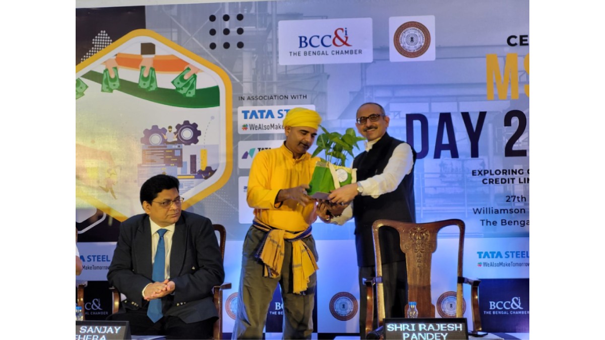 Felicitation of Shri Rajesh Pandey, IAS, Principal Secretary, MSME&T, Government of West Bengal