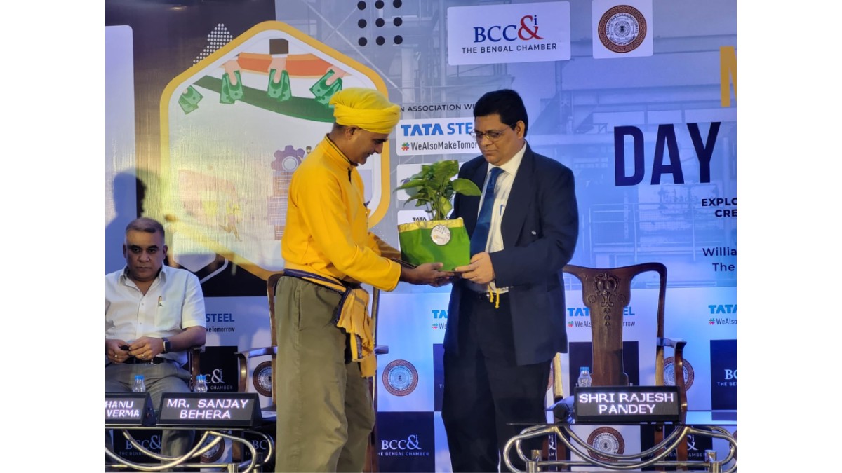 Felicitation of Mr. Sanjay Behera, Chairperson − Manufacturing & MSME Committee, The BCC&I