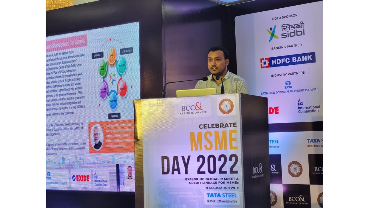 Mr. Biswajit Sarkar, State in Charge & Master Trainer, GeM Portal − West Bengal