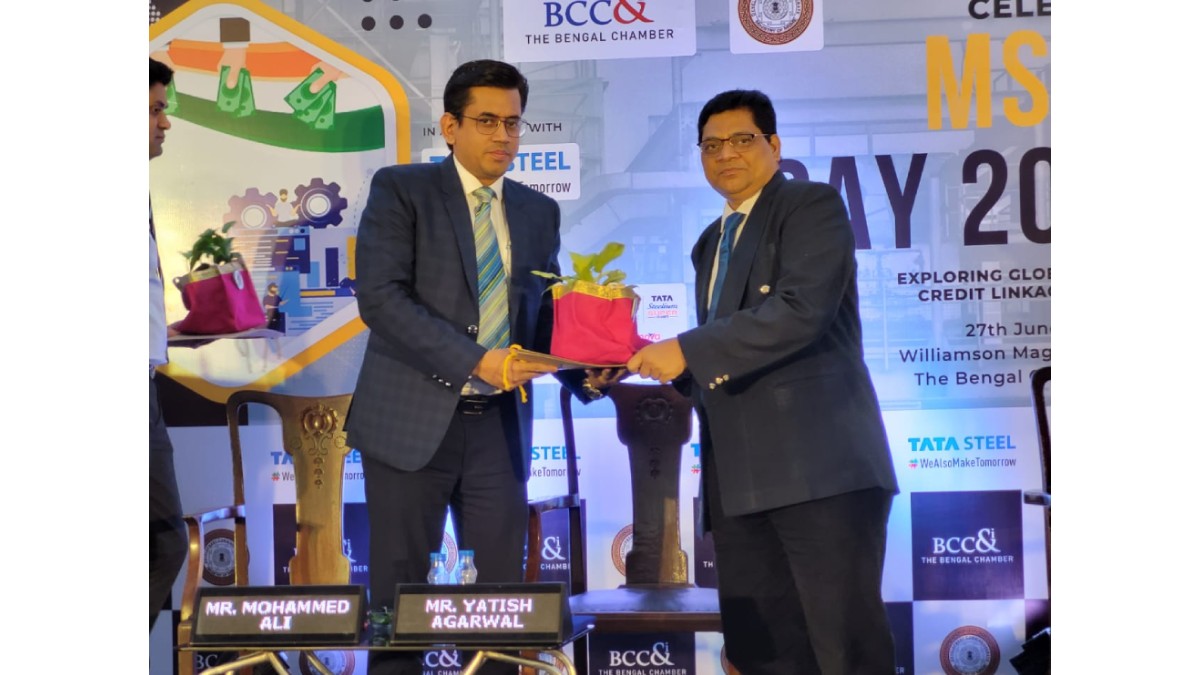 Felicitation Mr. Mohammed Ali, Regional Sales Manager, Emerging Enterprising Group, HDFC Bank