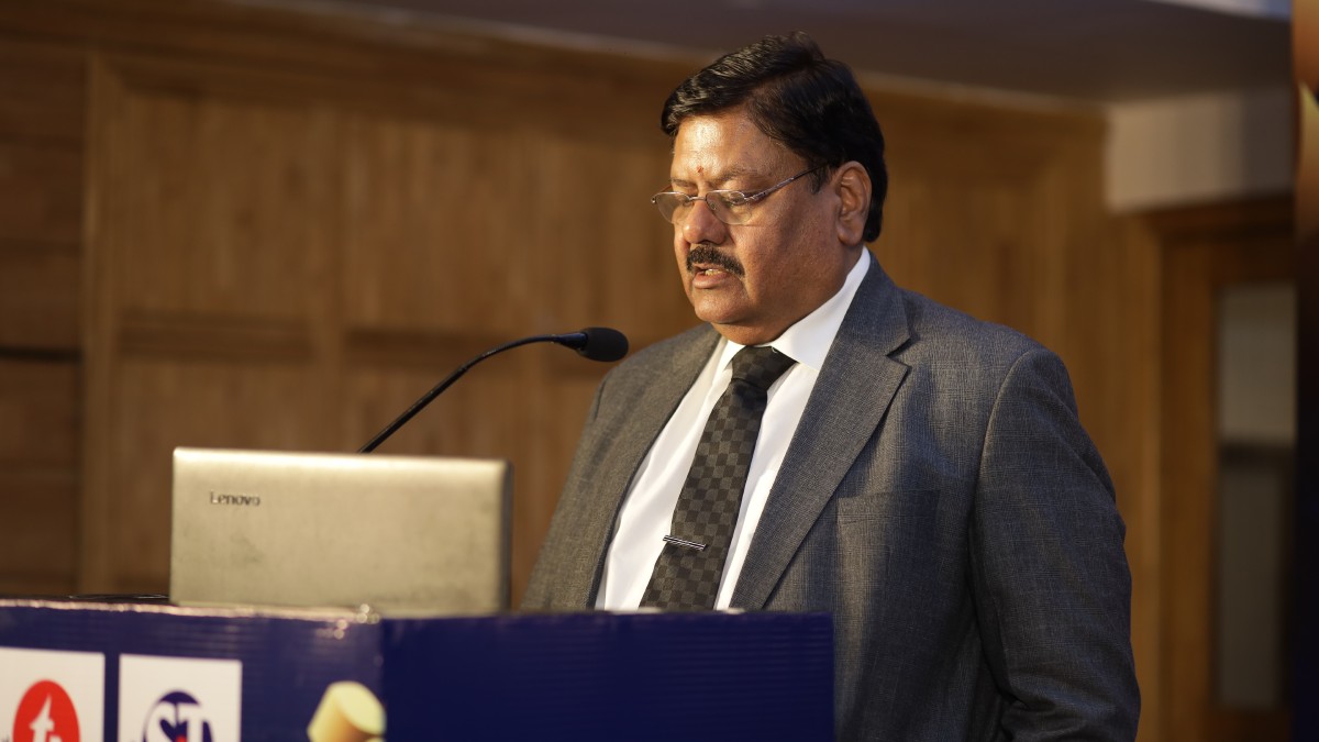 Mr. Kamal Kumar Mittal, Chairman & Managing Director of PCM Group of Industries, delivering his speech